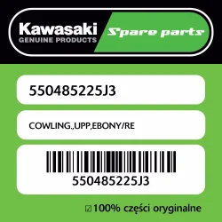 Rabat Owiewka górna EBONY/RE Kawasaki