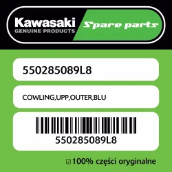 Najlepsza cena Owiewka górna zewnętrzna BLU Kawasaki