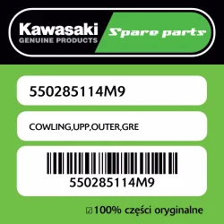 Hit cenowy Owiewka górna zewnętrzna GRE Kawasaki