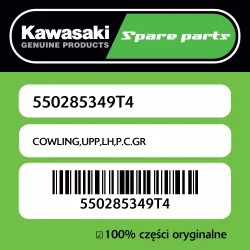 Owiewka górna lewa P.C.GR Kawasaki Oferta limitowana