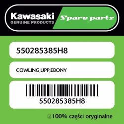 Owiewka górna EBONY Kawasaki Wysoka jakość